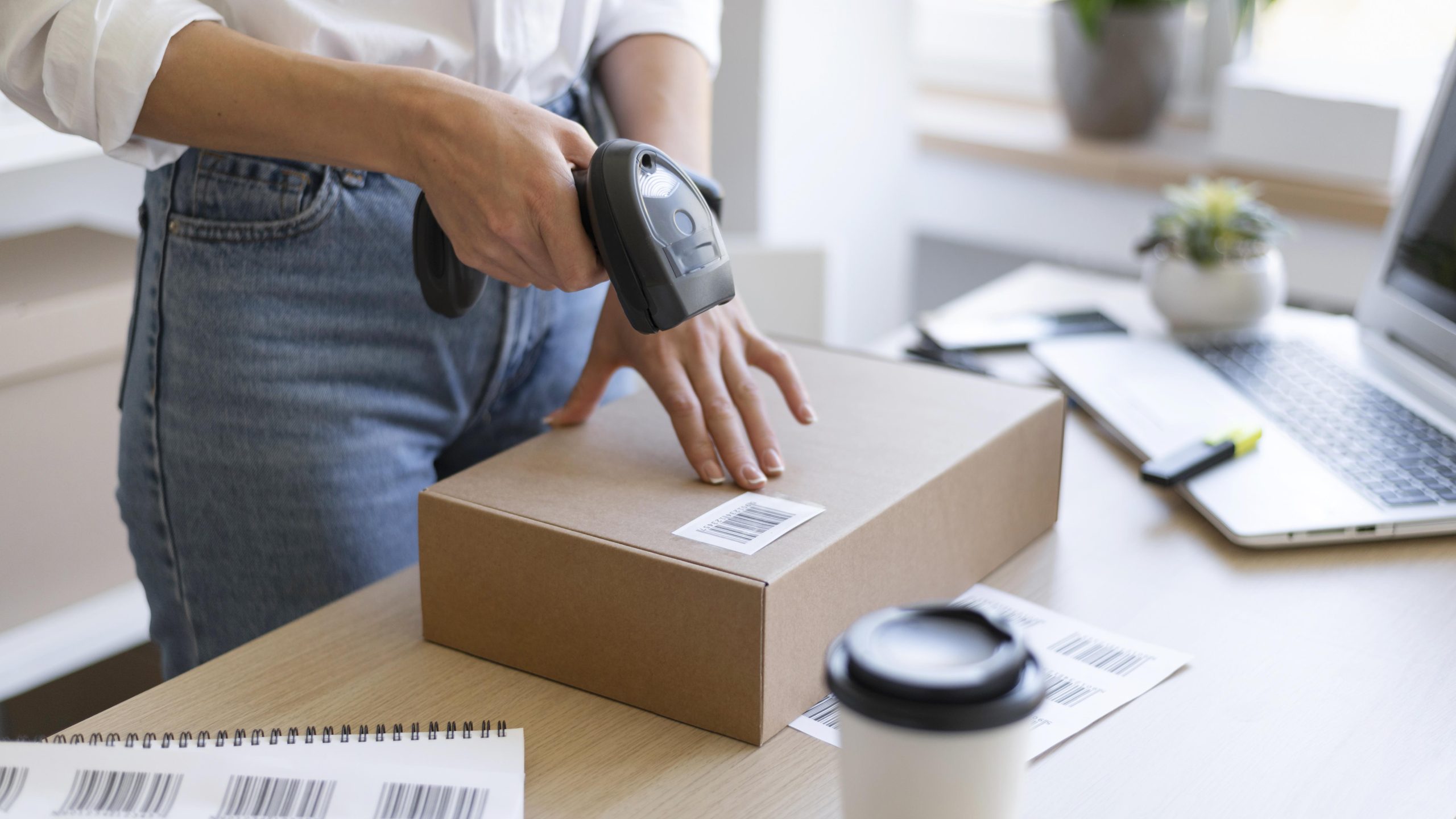 Γρήγορη λιανική με εξωτερικό Barcode Scanner