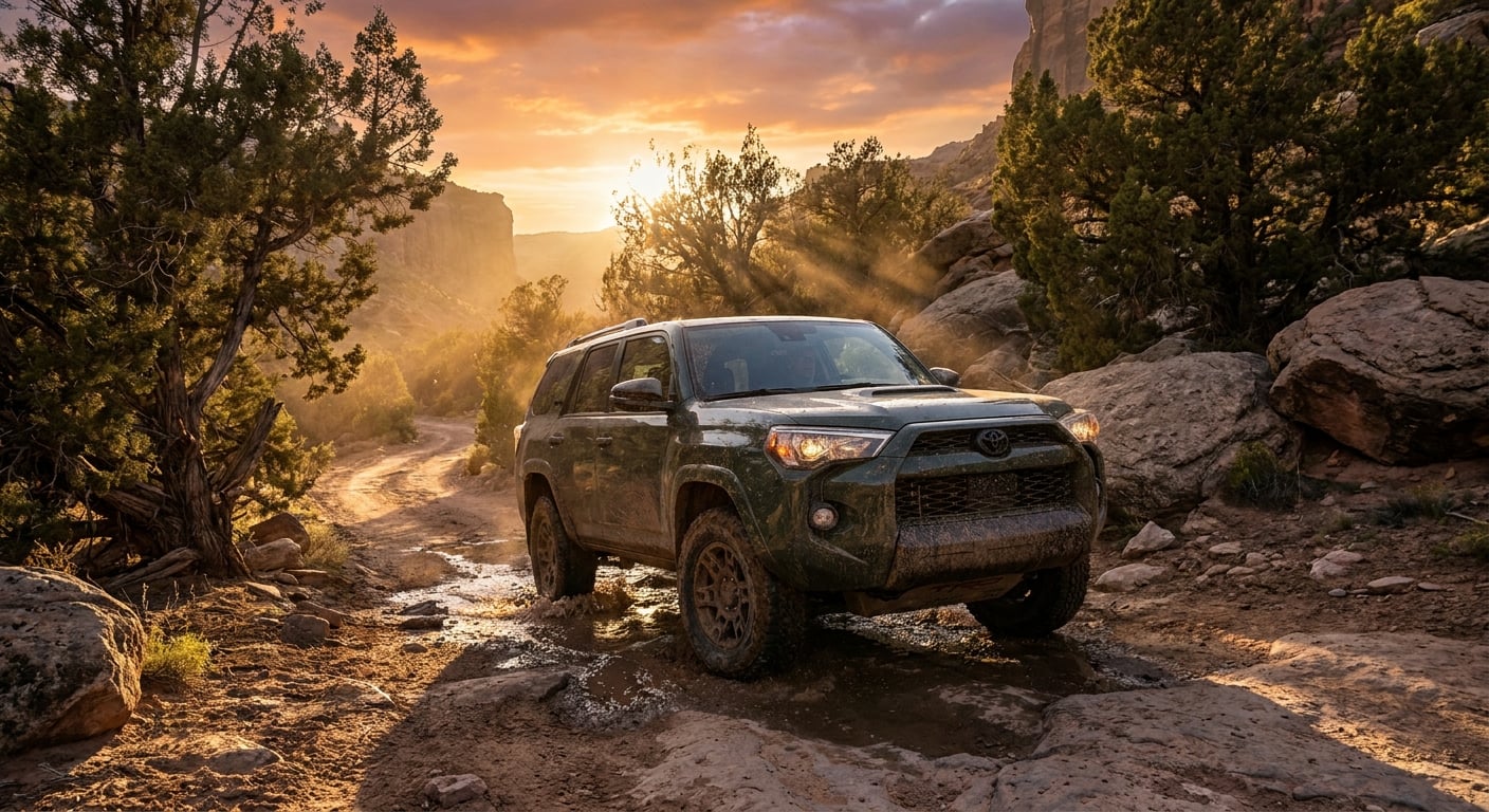 Η Toyota 4Runner 2025 σε μια δυναμική εκτός δρόμου εμπειρία με το brand TWO DOTS να αναδεικνύει τις off-road δυνατότητες.
