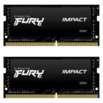 KINGSTON Memory KF432S20IBK2/64 ,FURY Impact DDR4 SODIMM, 3200MT/s,  KIT OF 2  2X32GB