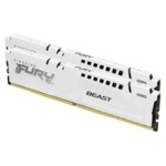 KINGSTON Memory KF552C40BWK2-32 FURY Beast White DDR5, 5200MT/s, 32GB kit of 2