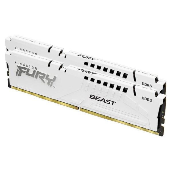 KINGSTON Memory KF552C40BWK2-32 FURY Beast White DDR5 KINGSTON Memory KF552C40BWK2-32 FURY Beast White DDR5