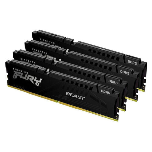KINGSTON Memory KF552C40BBK4-128 FURY Beast Black DDR5 KINGSTON Memory KF552C40BBK4-128 FURY Beast Black DDR5