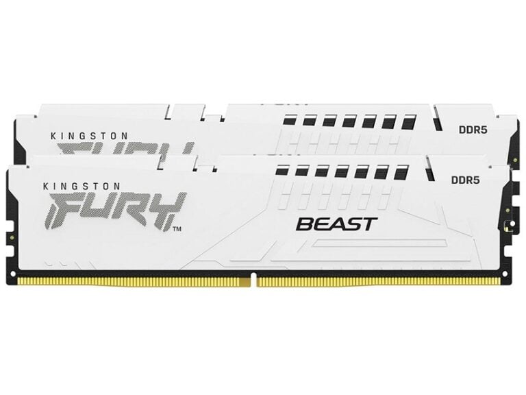 Kingston FURY Beast White DDR5 32GB RAM memory – main image