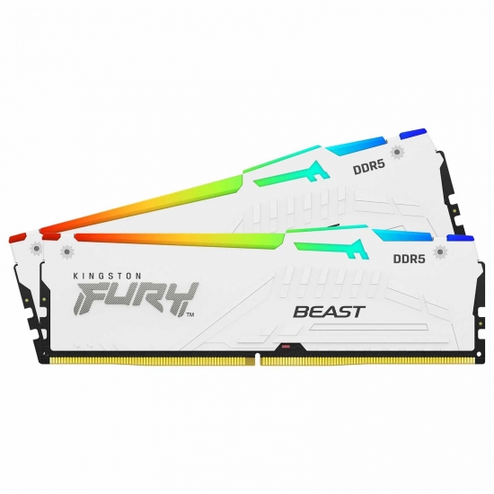 KINGSTON Memory KF560C30BWEAK2-64 FURY Beast WHITE RGB  DDR5