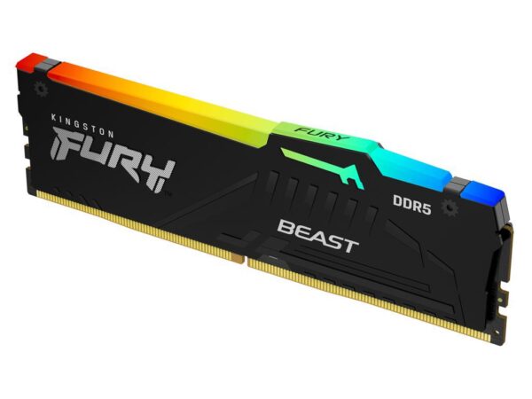 KINGSTON Memory KF560C30BBEA-16 FURY Beast Black RGB DDR5 KINGSTON Memory KF560C30BBEA-16 FURY Beast Black RGB DDR5