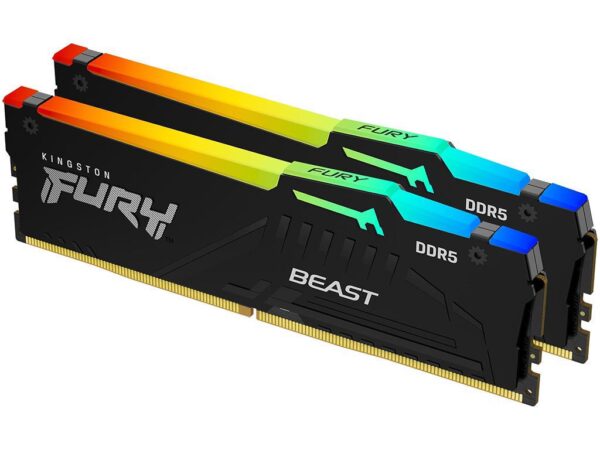 KINGSTON Memory  KF560C30BBEAK2-64 FURY Beast Black RGB DDR5