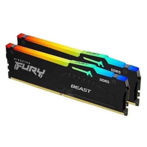 KINGSTON Memory KF560C36BBE2AK2-32 FURY Beast Black RGB DDR5 KINGSTON Memory KF560C36BBE2AK2-32 FURY Beast Black RGB DDR5
