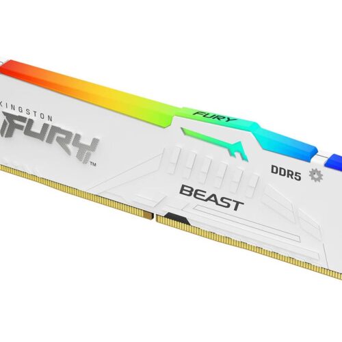 KINGSTON Memory KF568C34BWEA-16 FURY Beast White RGB DDR5 KINGSTON Memory KF568C34BWEA-16 FURY Beast White RGB DDR5