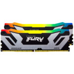 KINGSTON Memory CUDIMM KF588CU42RSAK2-48 FURY Renegade Silver RGB DDR5, 8800MT/s, 48GB KIT OF 2