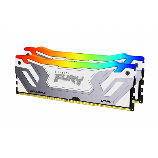 KINGSTON Memory CUDIMM KF588CU42RWAK2-48 FURY Renegade White RGB DDR5 KINGSTON Memory CUDIMM KF588CU42RWAK2-48 FURY Renegade White RGB DDR5