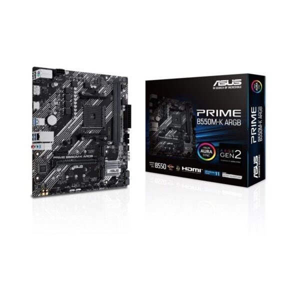 ASUS MOTHERBOARD PRIME B550M-K ARGB ASUS MOTHERBOARD PRIME B550M-K ARGB