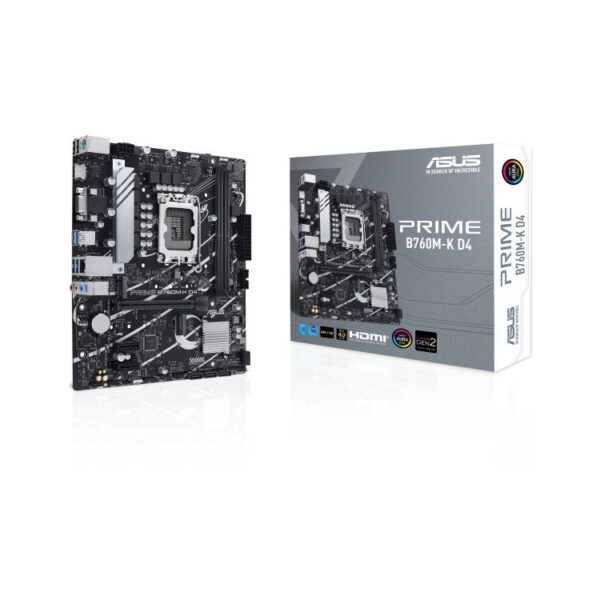 ASUS MOTHERBOARD PRIME B760M-K D4 ASUS MOTHERBOARD PRIME B760M-K D4