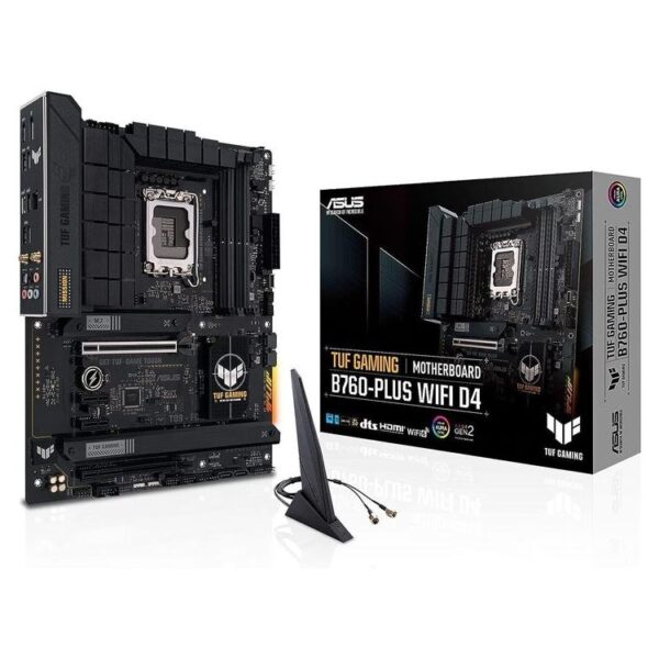 ASUS MOTHERBOARD TUF GAMING B760-PLUS WIFI D4 ASUS MOTHERBOARD TUF GAMING B760-PLUS WIFI D4