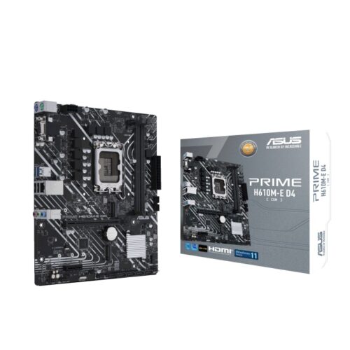 ASUS MOTHERBOARD PRIME H610M-E D4-CSM 1700 ASUS MOTHERBOARD PRIME H610M-E D4-CSM 1700