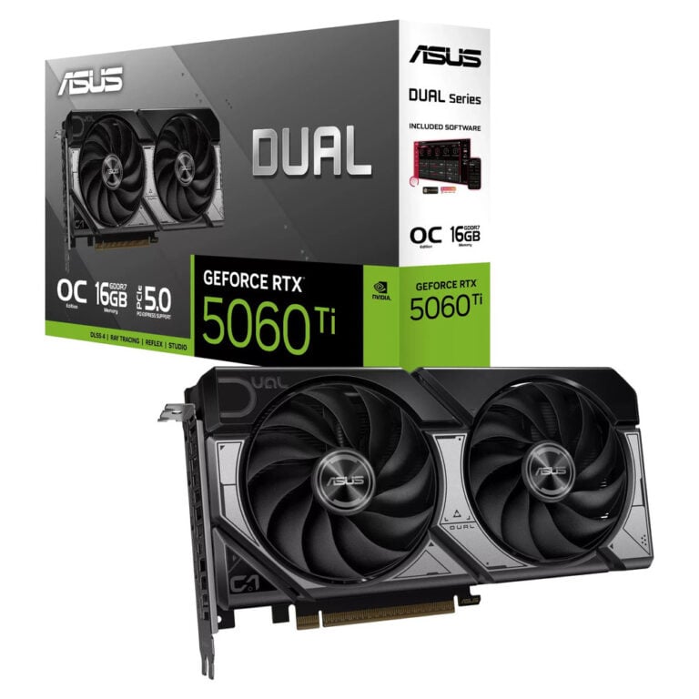 Asus VGA DUAL-RTX5060TI-016G, 16GB - TWO DOTS