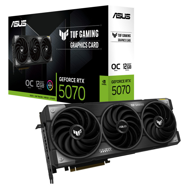 Asus VGA TUF-RTX5070-O12G-GAMING, 12GB - TWO DOTS