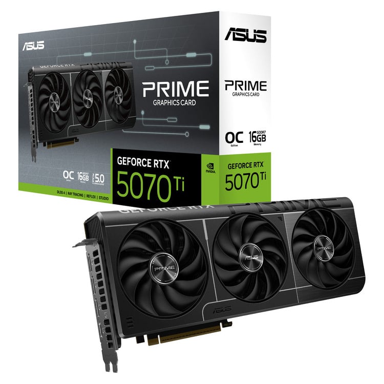 Asus VGA PRIME-RTX5070TI-016G, 16GB - TWO DOTS