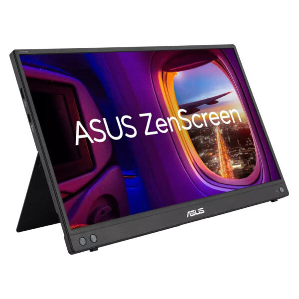 ASUS Monitor ZenScreen MB16AHV 15.6&apos;&apos; FHD 5ms IPS, Portable USB Monitor, USB-C, HDMI, 3YearsW