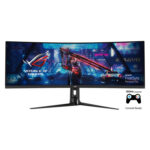ASUS Monitor ROG STRIX XG49VQ 49&apos;&apos; 3840x1080 144Hz, HDMI, DisplayPort, FreeSync 2 HDR, Height Adjustable, 3YearsW