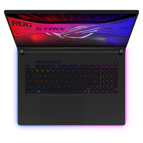ASUS Laptop ROG Strix SCAR 18 G835LX-SA123X 18&apos;&apos; 2560 x 1600 Mini Led 240Hz U9-275HX/64GB/2x2TB SSD NVMe PCIe 4.0/NVidia GeForce RTX 5090 24GB/Win 11 Pro/2Y/Off Black/With ROG backpack