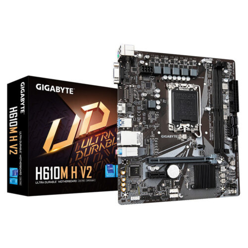 GIGABYTE MOTHERBOARD H610M H V2 DDR5 GIGABYTE MOTHERBOARD H610M H V2 DDR5