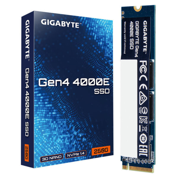 GIGABYTE SSD NVMe M.2 Gen4 4000E 250GB PCIe GIGABYTE SSD NVMe M.2 Gen4 4000E 250GB PCIe