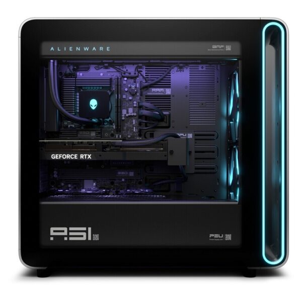 DELL PC Alienware Area 51 AAT2250/Ultra 9-285K/64GB/2TB SSD/RTX 5070 12GB/WiFi/Win 11 Pro/2Y NBD/Glass Door