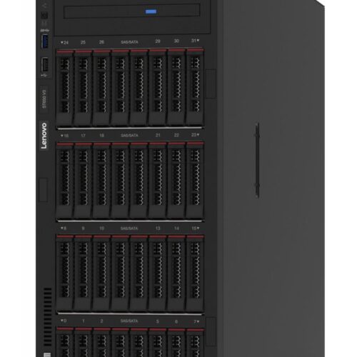 LENOVO ThinkSystem ST650 V3 Server/Xeon Silver 4510/32GB/Diskless/RAID 940-8i/1100W PSU/3Y NBD