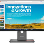 LENOVO Monitor ThinkVision P24QD-40 23.8&apos;&apos; QHD IPS, HDMi, Display Port, Height adjustable, 3YearsW