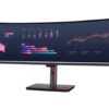 LENOVO Monitor ThinkVision P49w-30 49&apos;&apos; Dual QHD IPS, Curved,RJ45, HDMI, USB-C, Thunderbolt, Display Port, Height adjustable, 3YearsW