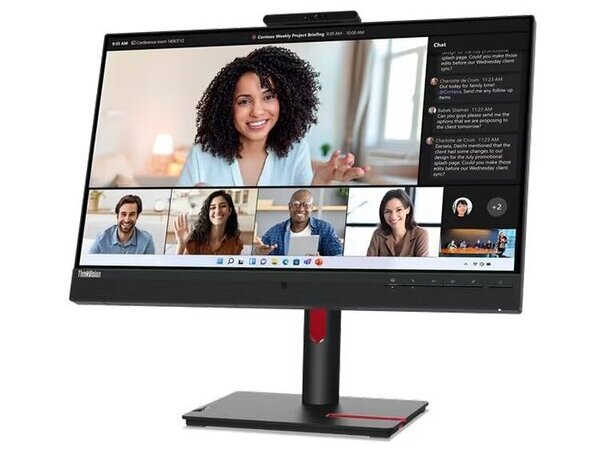 LENOVO Monitor ThinkVision T24mv-30 23.8&apos;&apos; FHD IPS, Slim Bezel, HDMi, Display Port, USB+USB-C, Ethernet,Height adjustable, 3YearsW