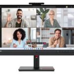 LENOVO Monitor ThinkVision T27hv-30 27&apos;&apos; QHD IPS, VGA, HDMi, Display Port, USB,USB-C, Height adjustable,Webcam, Speakers, , 3YearsW