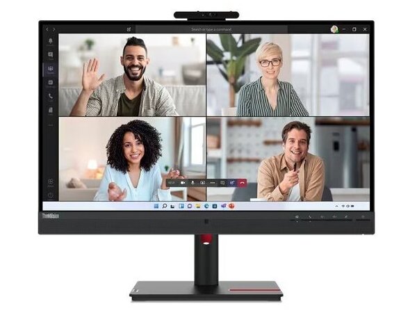 LENOVO Monitor ThinkVision T27hv-30 27" QHD IPS, VGA, HDMi, Display Port, USB, USB-C, Height adjustable, Webcam, Speakers, 3YearsW