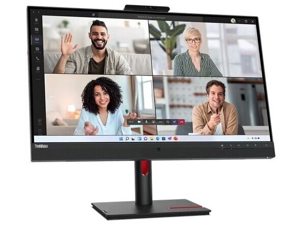 LENOVO Monitor ThinkVision T27hv-30 27" QHD IPS, VGA, HDMi, Display Port, USB, USB-C, Height adjustable, Webcam, Speakers, 3YearsW