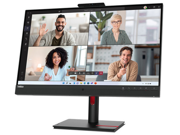 LENOVO Monitor ThinkVision T27hv-30 27" QHD IPS, VGA, HDMi, Display Port, USB, USB-C, Height adjustable, Webcam, Speakers, 3YearsW