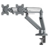 ANDA SEAT Monitor ARM / Stand A6D-2S  Silver White Dual, Weight Capacity (per Screen): 2-9kg