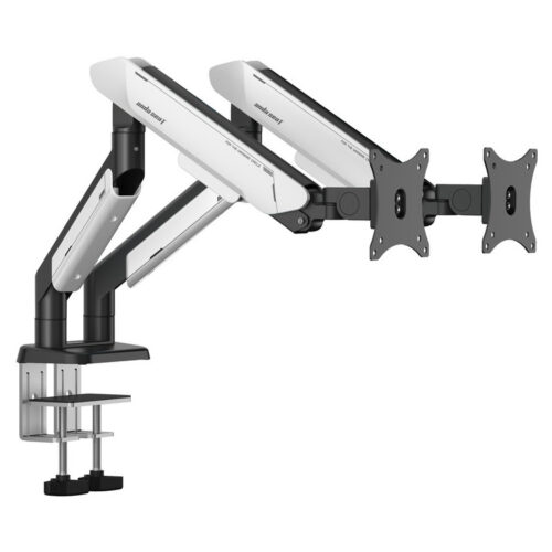 278-00-ADSS2DA9BW ANDA SEAT Monitor ARM / Stand A9-2S Black- White Dual, Weight Capacity (per Screen): 2-15kg