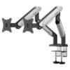 278-00-ADSS2DA9BW_3 ANDA SEAT Monitor ARM / Stand A9-2S Black- White Dual, Weight Capacity (per Screen): 2-15kg