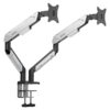 278-00-ADSS2DA9BW_4 ANDA SEAT Monitor ARM / Stand A9-2S Black- White Dual, Weight Capacity (per Screen): 2-15kg