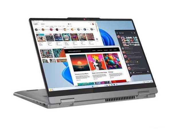 LENOVO Laptop IdeaPad 5 2-in-1 14AHP9 14" WUXGA OLED/R7-8845HS/16GB/512GB/AMD Radeon Graphics/Win 11 Home S/2Y CAR/Luna Grey