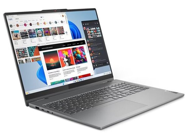 282-94-LVCNID5AE_3 LENOVO Laptop IdeaPad 5 2-in-1 16IRU9 16" WUXGA IPS/Intel Core 7-150U/16GB/512GB/Intel Graphics/Win 11 Home/2Y CAR/Luna Grey