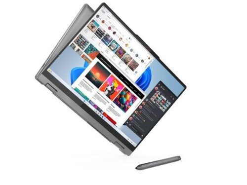 LENOVO Laptop IdeaPad 5 2-in-1 16AHP9 16'' WUXGA IPS/R7-8845HS/16GB/512GB/AMD Radeon Graphics/Win 11 Home S/2Y CAR/Luna Grey