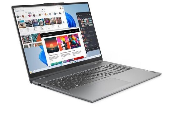 LENOVO Laptop IdeaPad 5 2-in-1 16AHP9 16" WUXGA IPS/R7-8845HS/16GB/512GB/AMD Radeon Graphics/Win 11 Home S/2Y CAR/Luna Grey