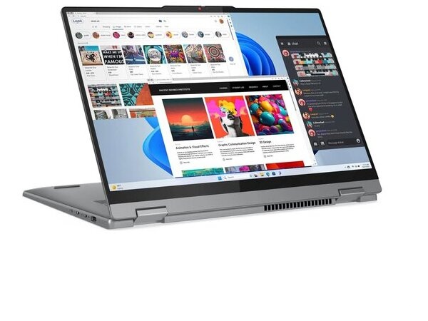 LENOVO Laptop IdeaPad 5 2-in-1 16AHP9 16" WUXGA IPS/R7-8845HS/16GB/512GB/AMD Radeon Graphics/Win 11 Home S/2Y CAR/Luna Grey