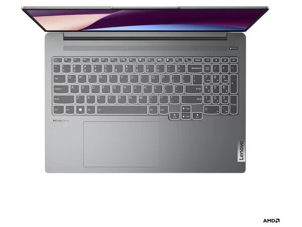 LENOVO Laptop IdeaPad 5 Pro 16APH8 16" 2.5K IPS/R7-7840HS/16GB/1TB SSD/NVIDIA GeForce RTX 4050 6GB/Win 11 Home/2Y CAR/Arctic Grey