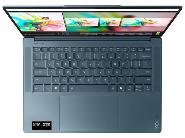 282-94-LVCNYG7PP_3 LENOVO Laptop Yoga 7 Pro 14ASP10 14.5" 3K OLED/AMD Ryzen AI 9 365/32GB/1TB SSD/AMD Radeon 880M Graphics/Win 11 Home/3Y Premium/Tidal Teal