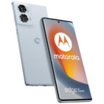 MOTOROLA Edge 50 Fusion Smartphone 6.7"/Snapdragon 7s/8GB/256GB/5G/Android 14/Marshmallow Blue (Vegan Leather)