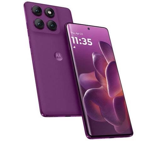 MOTOROLA Edge 60 Pro Smartphone, 6.67"/MediaTek Dimensity 8350/12GB/512GB/Android 15/PANTONE Sparkling Grape
