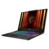 MSI Laptop Cyborg A17 AI B2HWFKG 17.3" FHD IPS 144Hz R7 260/32GB/1TB SSD NVMe PCIe 4.0/NVidia GeForce RTX 5060 8GB/Win 11 Home/2Y/Translucent Black