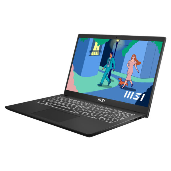 285-94-MINMDR15K_2 MSI Laptop Modern 15 B7M 15.6" FHD IPS R5-7430U/16GB/512GB SSD/Win 11 Home/2Y/Classic Black
